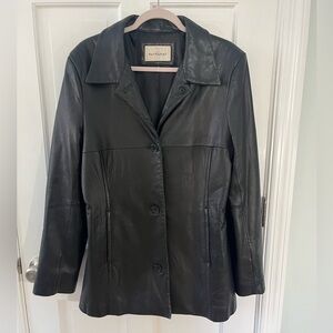 🌟Lady Hathaway Black Leather Jacket Size XL